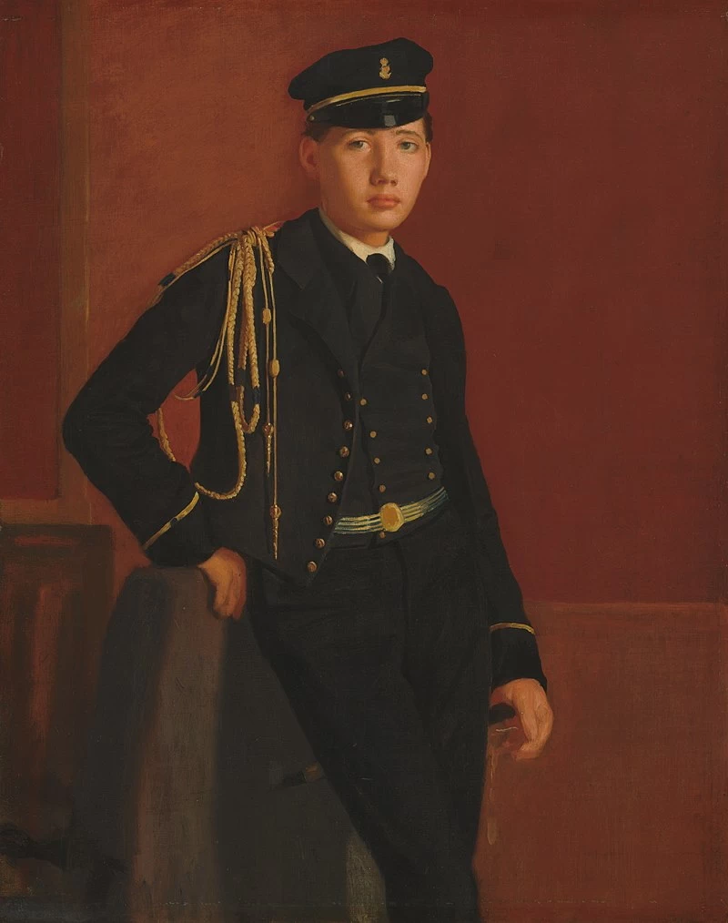 Ritratto di Achille De Gas in divisa da cadetto - National Gallery of Art